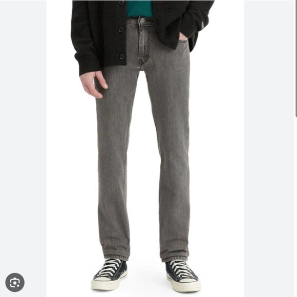 Levi's Men's Slim Fit Gray Wash Straight Leg Jeans Size 30x32 - Picture 1 of 10